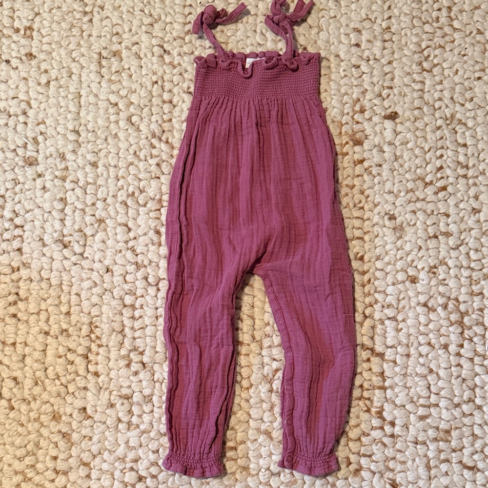 Jamie Kay Kids Rose Pink Jumpsuit